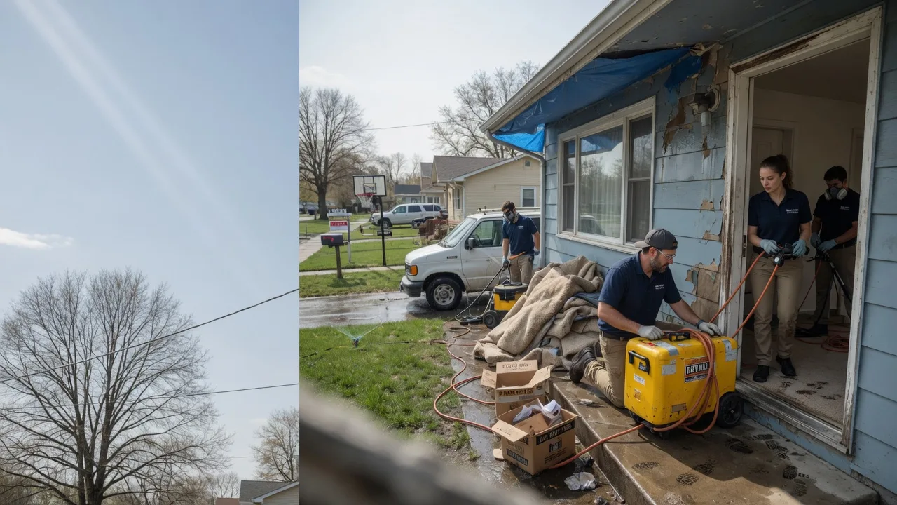 Basement Flood Cleanup in Vassar, KS near me